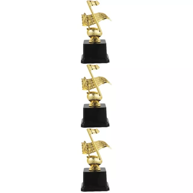 3 Pack Decorative Trophy Awards Student Child Small Musical Instrument