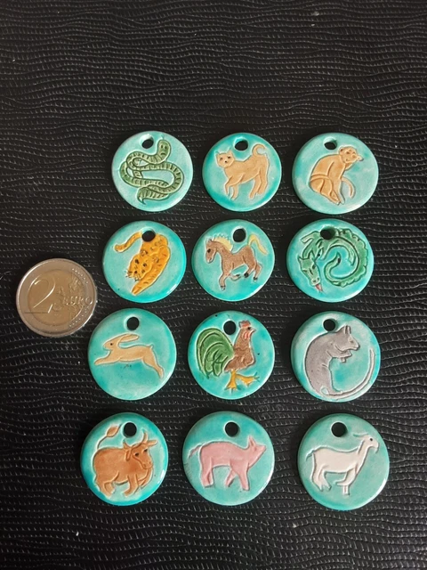 RÉPLIQUE 1 Coffret de pièces des douze signes du zodiaque (Neuf avec RÉPLIQUE 1 Coffret de pièces des douze signes du zodiaque (Neuf avec