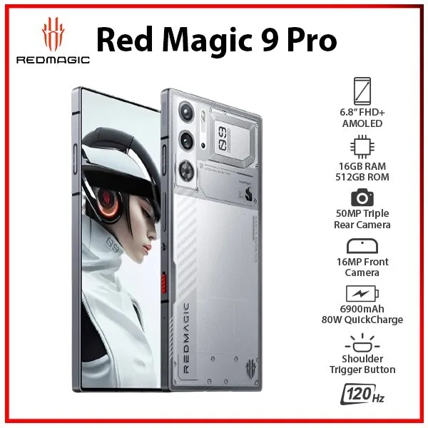 ZTE Nubia Red Magic 9 Pro Dual Sim 16GB RAM 512GB