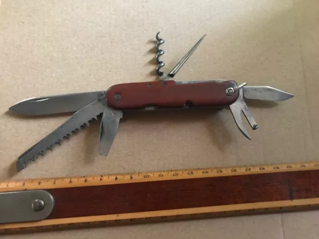 couteau WENGER VICTORINOX ?? marqué SUISSE ancien antique knife coltello messer