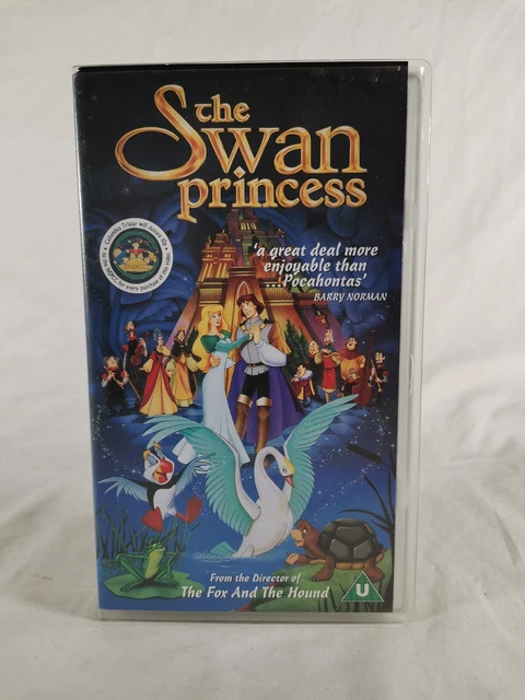 retro-columbia-tristar-the-swan-princess-animation-pal-u-vhs-video-tape