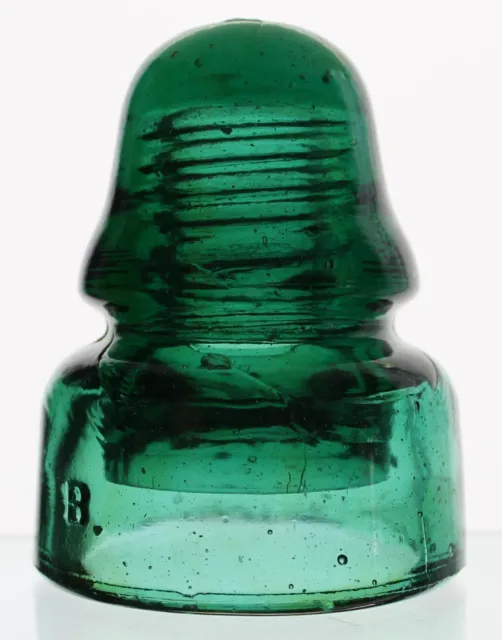 Green Cd 162.5 P.r.r. 'Pennsylvania Railroad' Glass Insulator