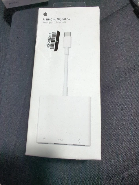 Apple USB-C to Digital AV Multiport Adapter Genuine (A1621 or A2119) Open Box