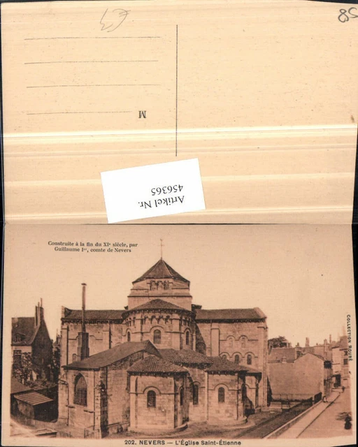 456365,Burgund Nievre Nevers Eglise Saint-Etienne Kirche