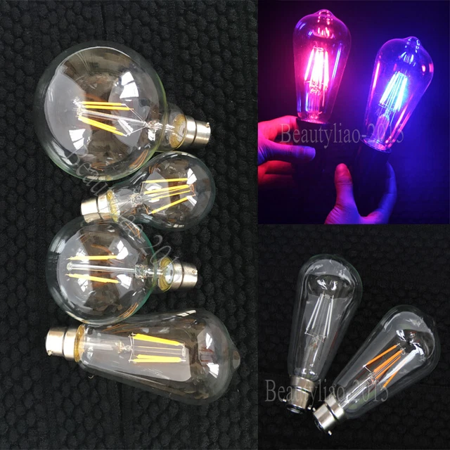 B22 Bayonet Cap LED COB Filament Vintage Edison Style Bulb Industrial Light Lamp