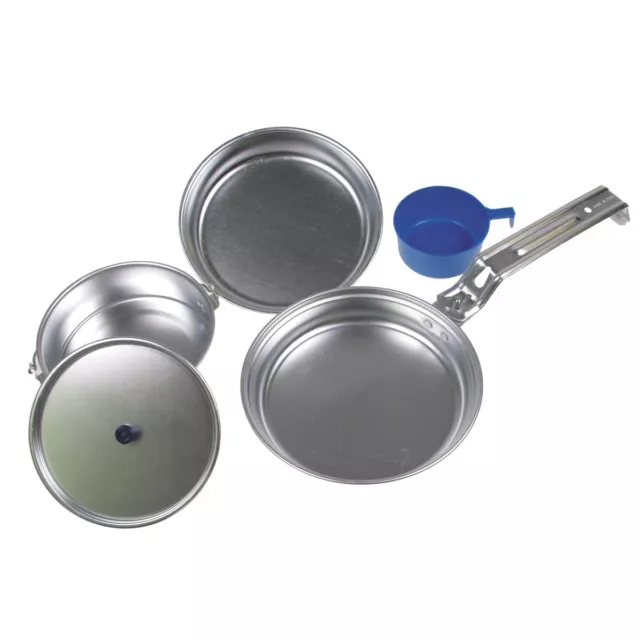 Esterno Servizio da Cucina " Deluxe " Alluminio Pan Pentola Tazza Campeggio Set