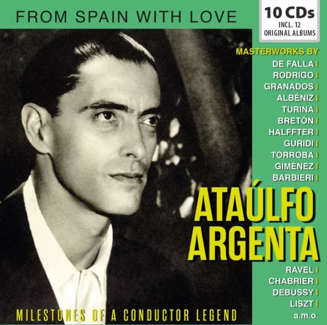 Ataulfo Argenta: Milestones Of A Conductor Legend - 12 Original Albums 10CD NEW