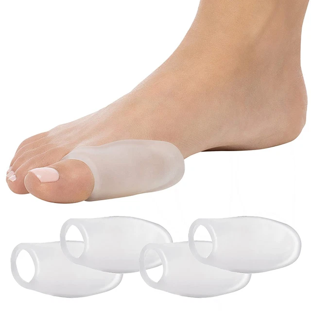 Protector de juanete de gel 4 PIEZAS de almohadillas y cojines protector de juanete para