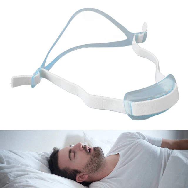 2 juegos de correas para mentón ronquidos para dormir mejor, mantener la boca cerrada y evitar que se seque