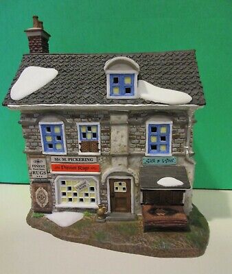 DEPT 56 M. PICKERING FINEST PERSIAN RUGS SHOP Dickens Village series NEW in BOX
