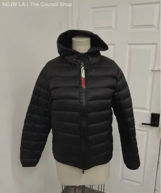 Moncler Longue Saison Black Puffer Down Jacket Size 4 (Women's L