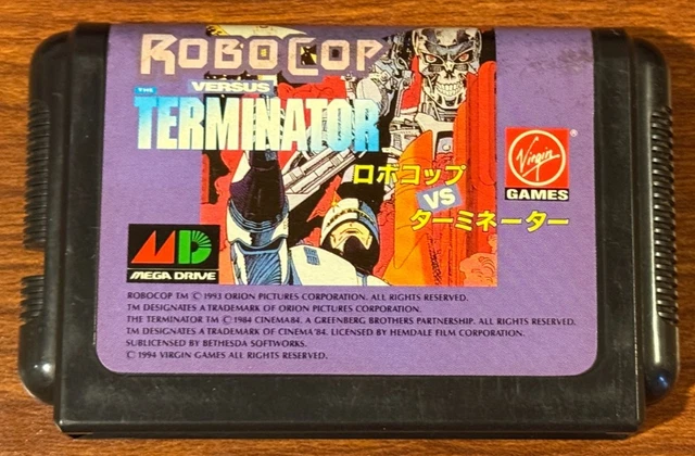 RoboCop VS The Termnator Megadrve PAL - Prx - Photo - Présentaton