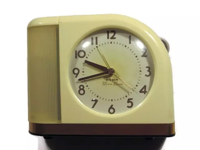 Original Westclox Big Ben Moon Beam Clock Retro Style Light/Sound Alarm  43000X £38.17 - Picclick Uk