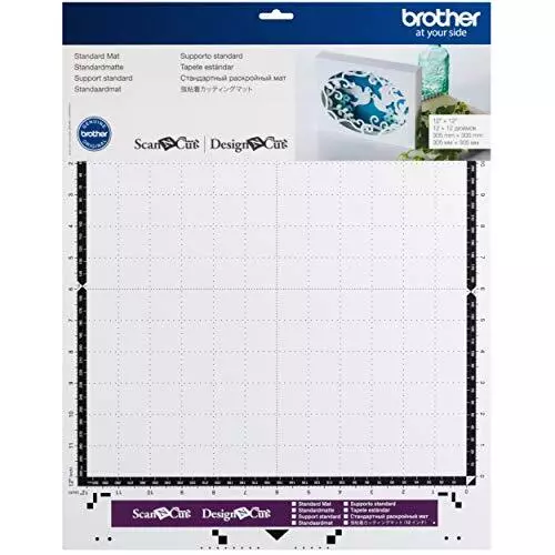 Brother Standard Mat 12”x12”, CAMATSTD12, 12"X12" , White No Size,