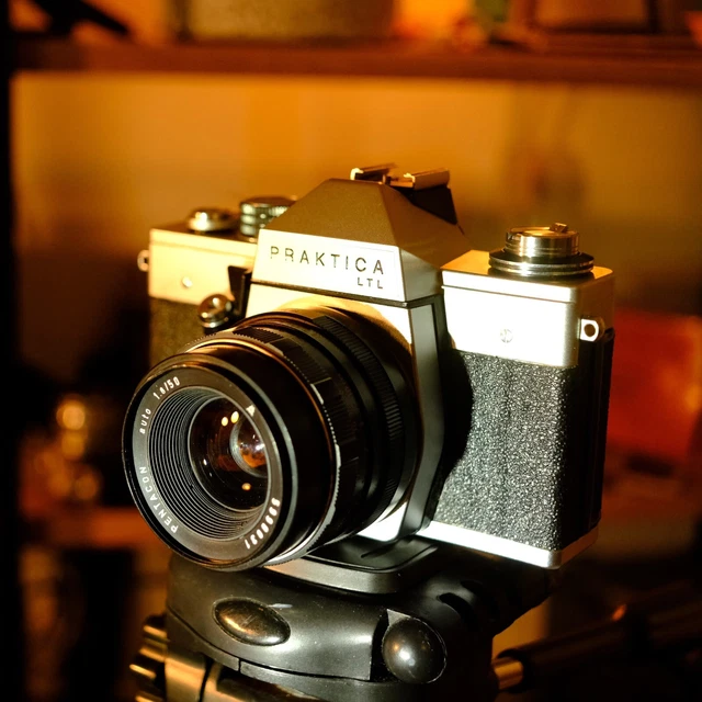 [Casi como nuevo, probado] Praktica LTL con Pentacon 50 mm f/1,8