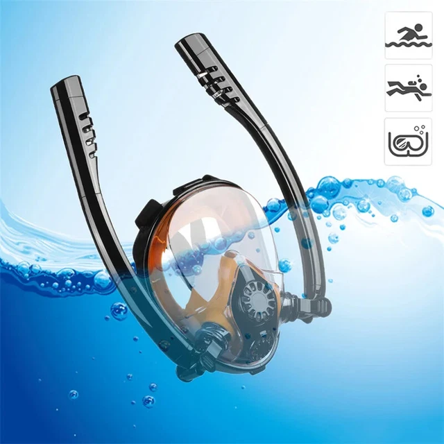 FULL FACE DIVING Mask Scuba Snorkel Swimming Breather Anti Fog ...