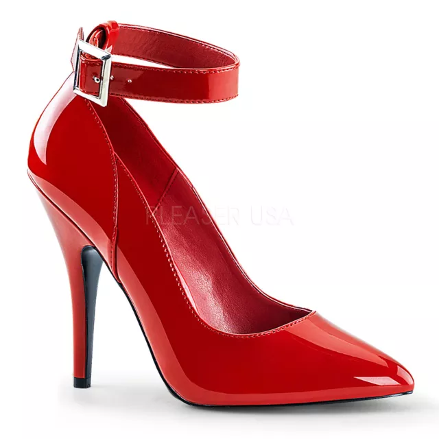 T-STRAP MEN'S HEELS Cut Out D'orsay Stiletto Crossdresser Women Shoes Size  35-46 $44.27 - PicClick