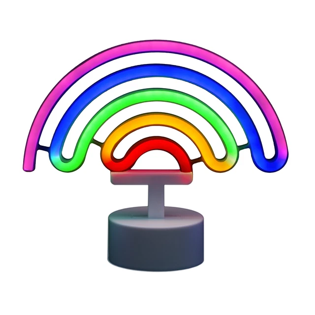 Neon Knight NKRAINBOW Led Neon Light Sign Room Decoration Usb Or Battery Powered