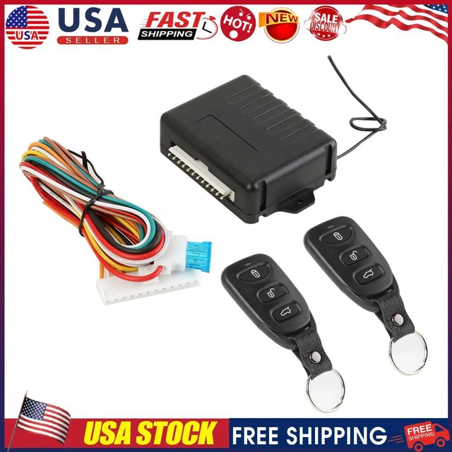Car Remote Central Door Locking Kit Auto Keyless Entry Alarm System 410/T102