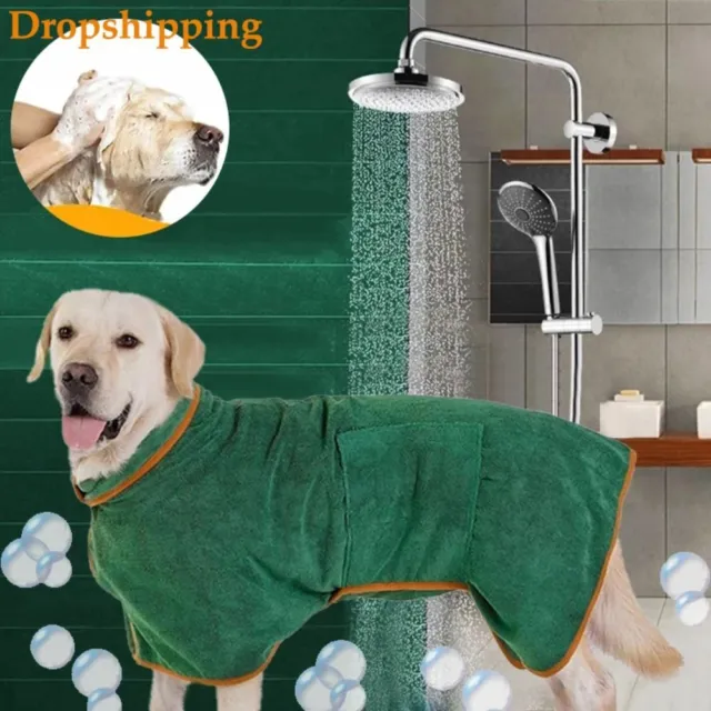 Pet Supplies Medium Large Dog Pet Bathrobe Dog Towel Beach Towel Pet Clothes