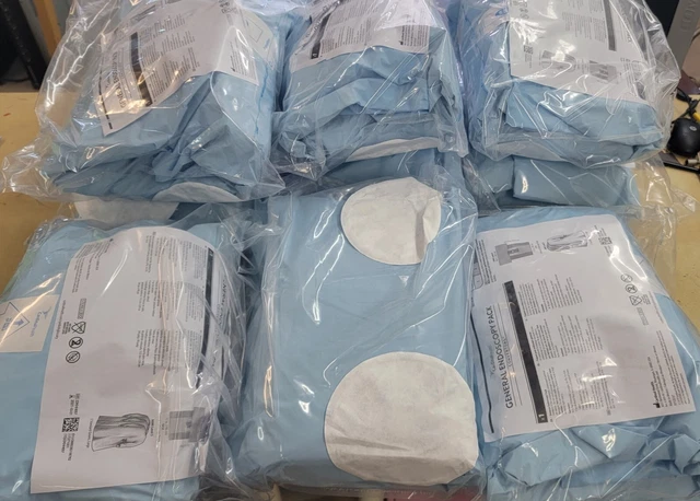Lot of 9 Cardinal Health 9120 AAMI Level General Endoscopy Pack