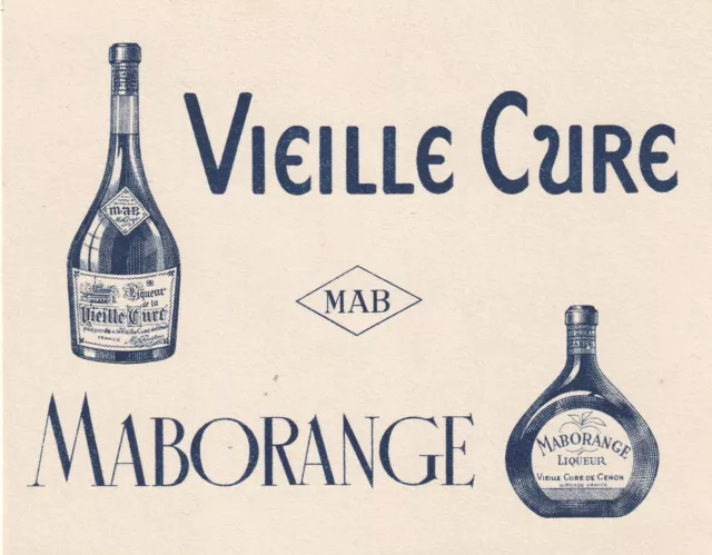 Z451 Ancien Petit Buvard - Vielle Cure MAB MABORANGE