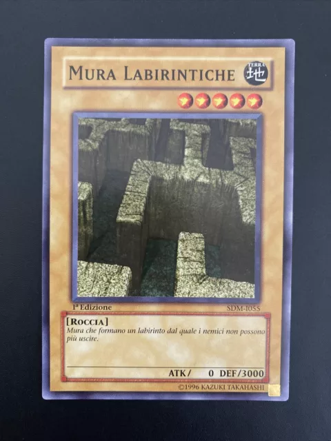 Yu-Gi-Oh! Comune Sovrano Della Magia 1ª Ed ITA NM Sdm-i055 Mura Labirintiche