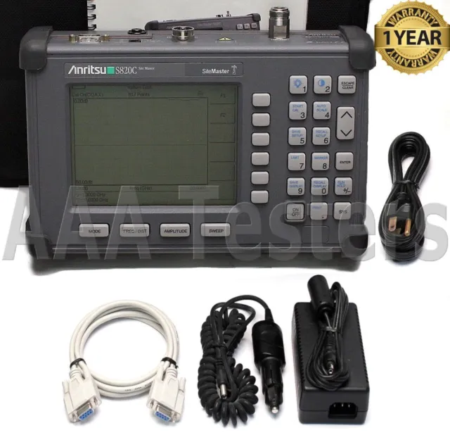 Anritsu SiteMaster S820C 3.3 to 20 GHz Cable & Antenna Analyzer Site Master S820