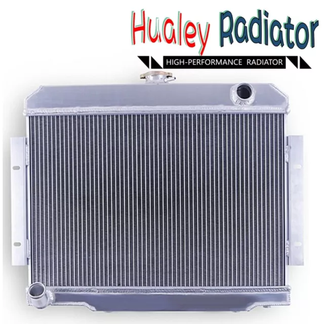 3 Row Aluminum Radiator Fit 1972-1986 Jeep CJ CJ5 CJ6 CJ7 Scrambler