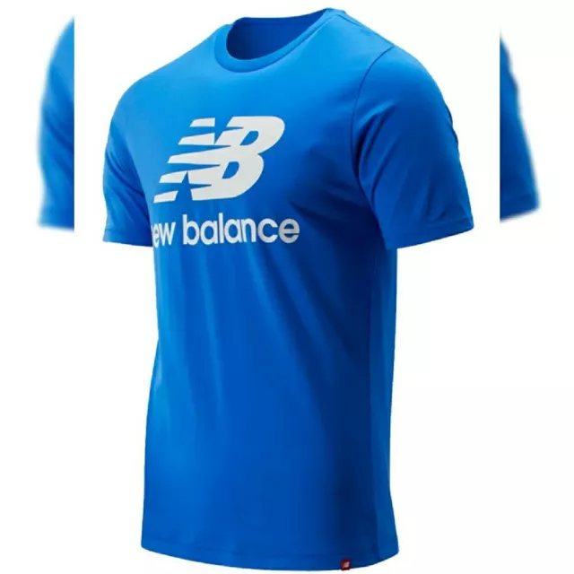 New Balance Sport Athletic T-Shirt Men Crew Neck Short Sleeve Regular Fit Size S