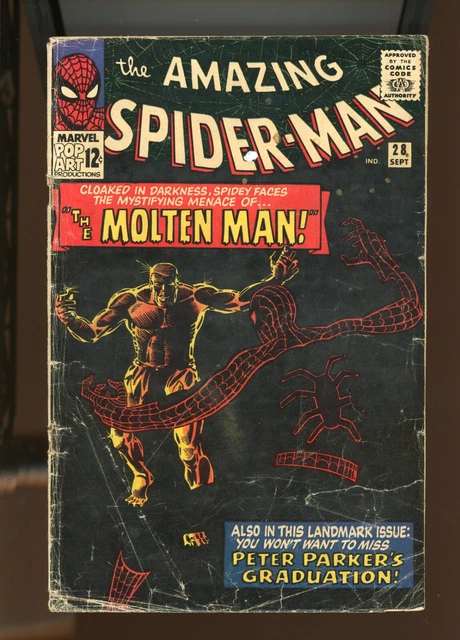 Amazing Spiderman #28 - 1st. App. Molten Man (Mark Raxton). (1.5) 1965