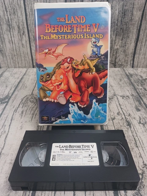 THE LAND BEFORE Time V: The Mysterious Island (VHS, 1997, Universal ...