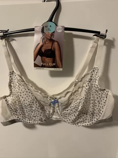 Rosie (M&S) Grey full-cup bra, 34E
