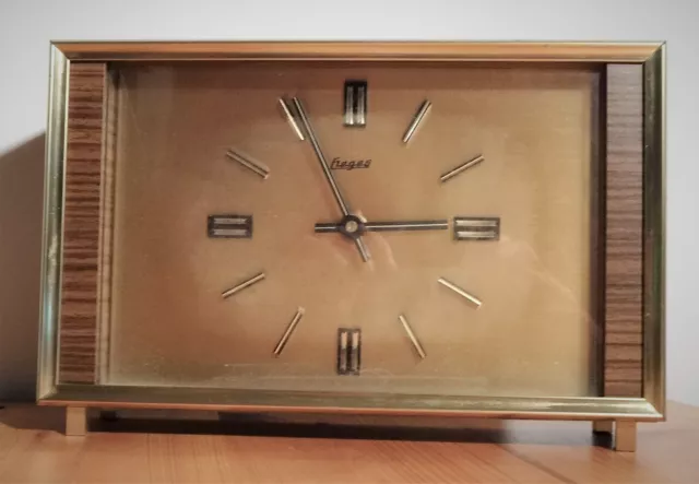 Elektromechanische Kienzle Uhr Tischuhr mid century design 1960er