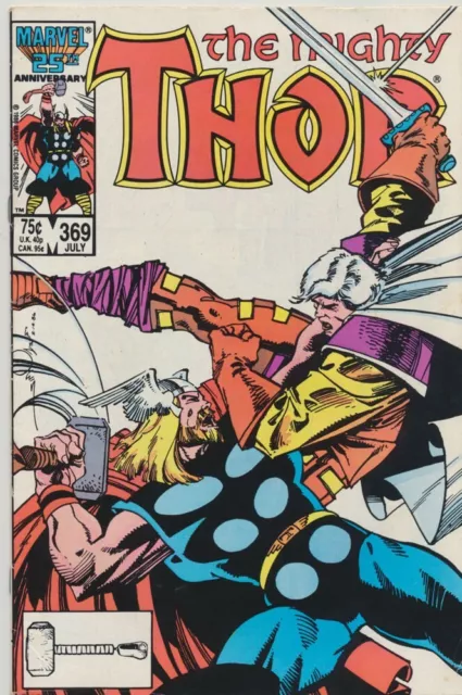 ⚒THE MIGHTY THOR⚒ Vol 1, Issue 369: For Whom the Belles Troll-Marvel, Jul 1986-F