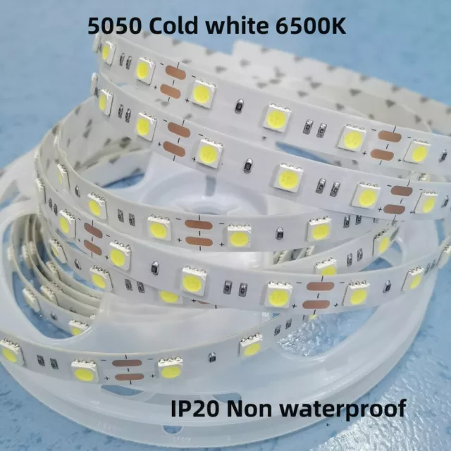 DC12V 3.28-16.4ft SMD 5050 RGB white Waterproof 300LED Flexible Tape Strip Light