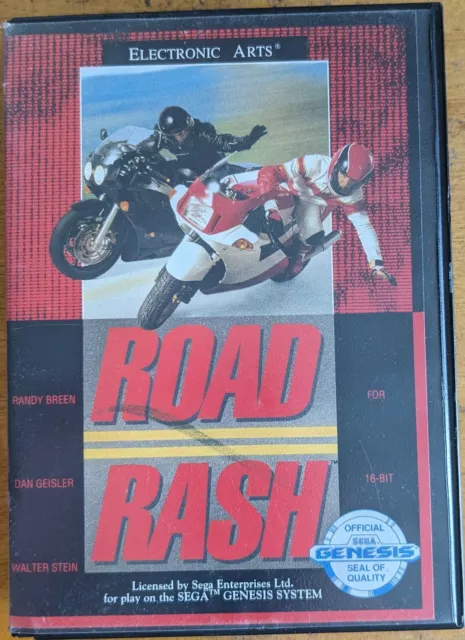 Road Rash SEGA Mega Drive - Genesis - Boxed, Missing Manual