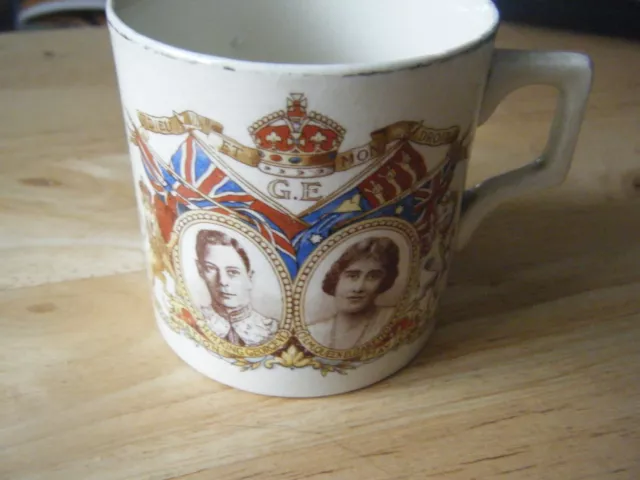 King George VI & Queen Elizabeth Coronation mug, May 1937