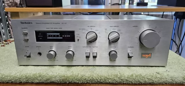 Vintage Technics Su-V2 Integrated Amplifier - Fully Serviced, Tested & Spot On !