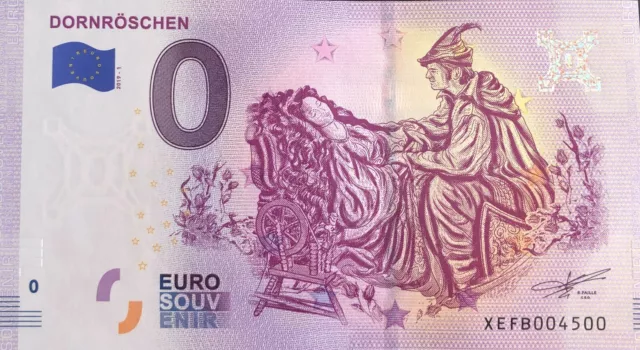 Billet 0 Euro Dornroschen Allemagne   2019-1 Numero 4500
