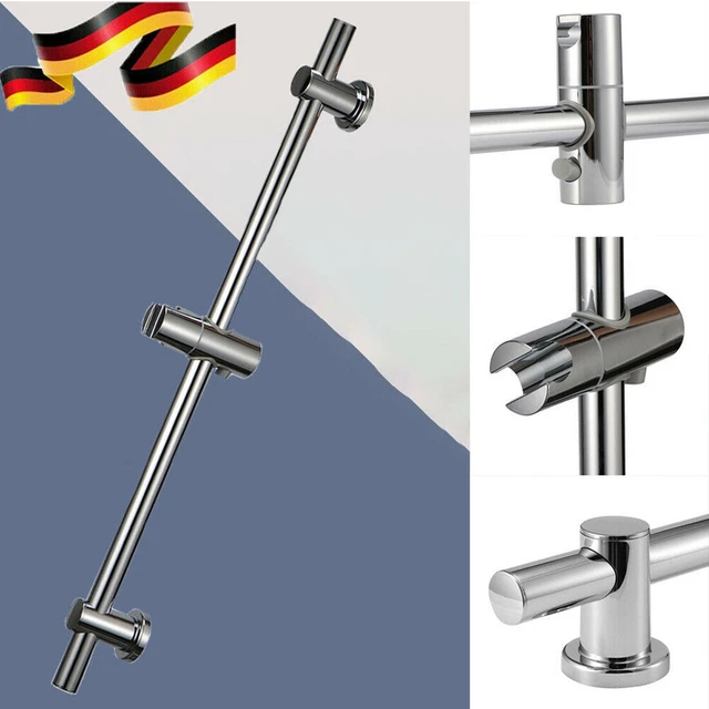 edelstahl-verstellbar-duschstange-wandhalter-brausekopfhalter