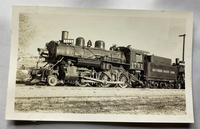 Vintage Photograph 1938 Locomotive Train 1701 Southern Pacific Lines Los Angeles