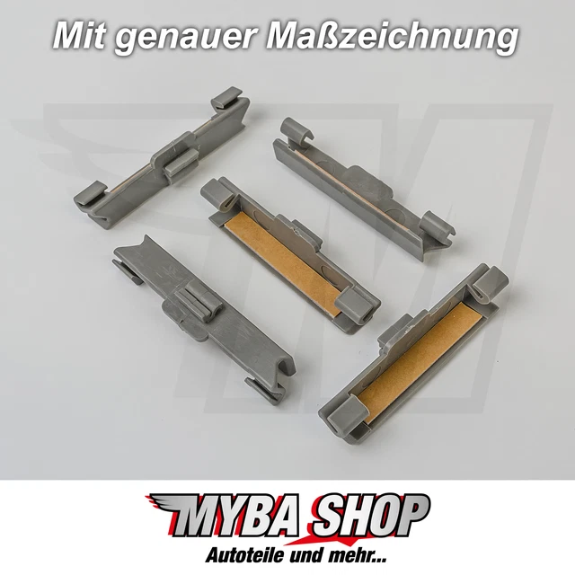 Lot De 12 Clips De Fixation Extérieure Pour BMW E30 E32 E34 - Référence Originale 51711945568