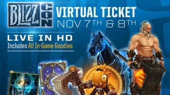 BlizzCon 2014 Virtual Ticket In-game Goodies Digital Code