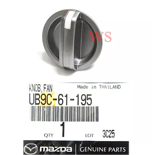 Genuine Mazda BT-50 UN Heater Fan Speed Control Knob 2008-2011 UB9C61195 Vent