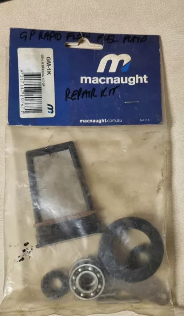 Macnaught GP Rapid Flow Fuel Pump Seal Bearing Kit Gm-1k