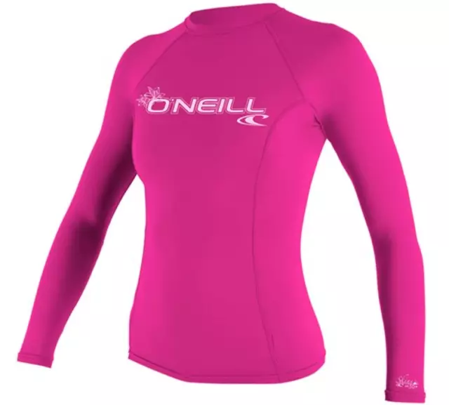 O'Neill Wetsuits Damen Basic Skins Long Sleeve Rash Guard L