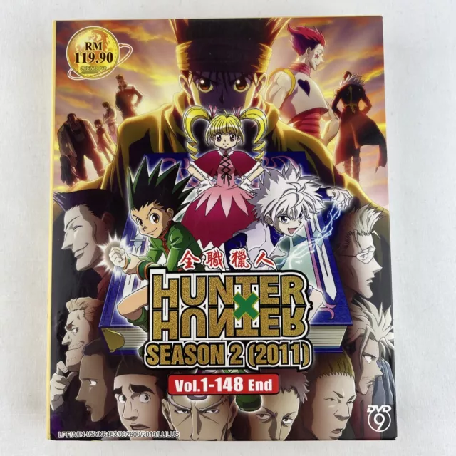 ANIME HUNTER X HUNTER SEA 1-2 VOL.1-210 END +2 MOVIE +30 OVA DVD ENGLISH  DUBBED