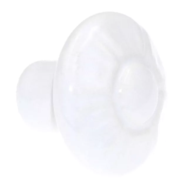 Amerock Hardware BP1320-W White 1 3/8" Ceramic Cabinet Knob Pull