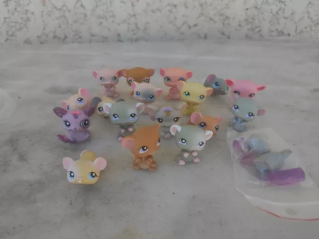 Petshop 18 souris mouses LPS Littlest pet shop Hasbro